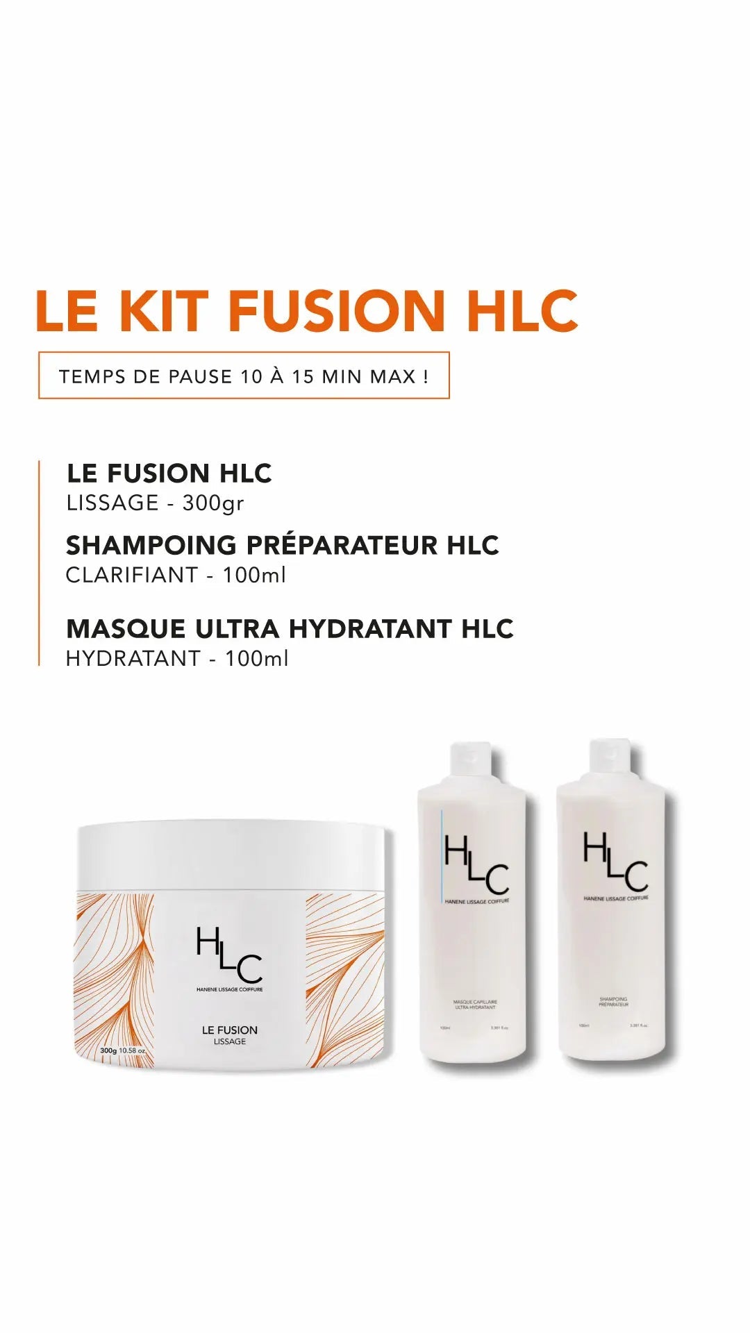 Kit de Lissage HLC - Le Fusion - Hanene Lissage Coiffure