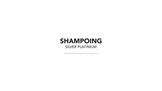 Shampoing Silver Platinium Hanene Lissage Coiffure: Un Soin de Beauté pour les Cheveux Décolorés, Blancs, Gris, et Argentés